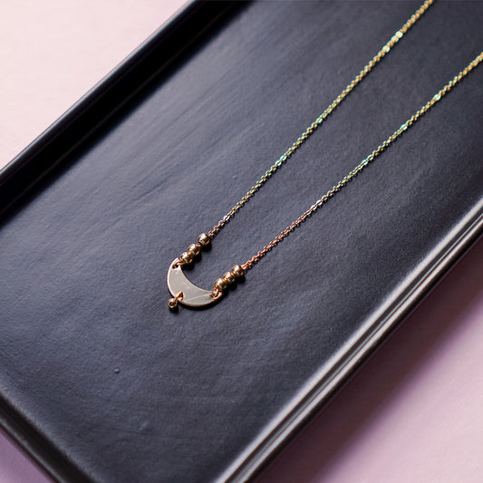 Crescent moon necklace 