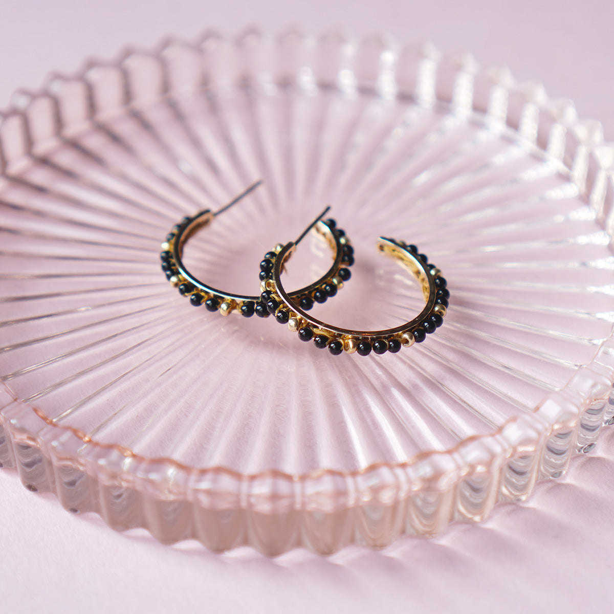 Myrtille woven hoop earrings 