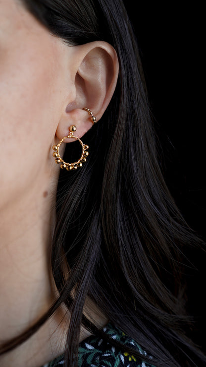 Cordoba mini hoop earrings